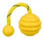  Rubber ball with rope and knob 