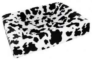  Fleece plush covers for bia bed, cow patterned 