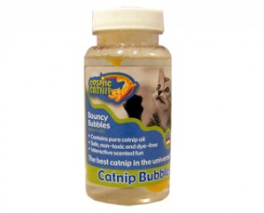  Soap bubbles with catnip 