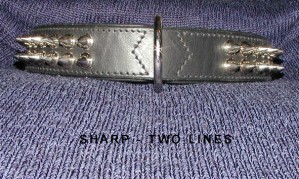  Rivet collar, two rows high rivets 