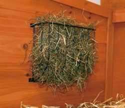  Hay rack in metal with screw mounts, 22 cm 