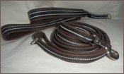 Set of collar and leash in soft leather