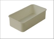 Food bowl white plastic