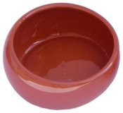 Sandbath with antispiller edge, terracotta