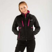 Arrak vst softshell "Acadia", dam, rosa/svart