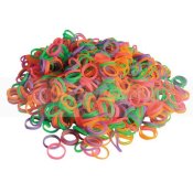 Gummiband 100-pack neon