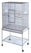 GD RIVAL med bord ljus gråmelerad 81x54x 157CM