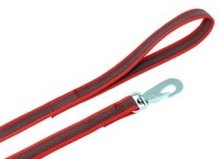 Anti-slip leash 2x190 cm with handle and BGB-like hook