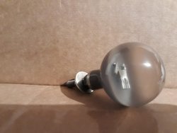 Knob with dog motives