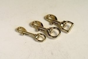  Carabiner brass, several sizes 