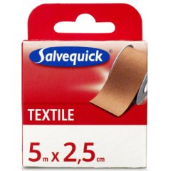  Textiltape 2,5cm x 5m Salvequick 