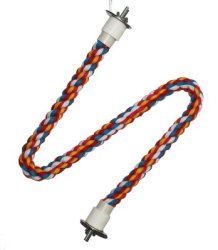 Seat rope with metal fasteners, 2 different lengths