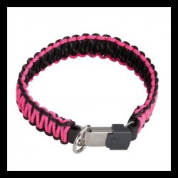 Nylon-leather  collar with reflex 19 mm