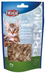 Freeze-dried chicken hearts 25g