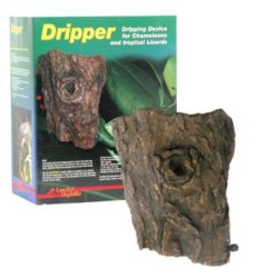 dripper for reptile - wood imitation