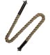  Seat rope with metal fasteners, natural color 105 cm 