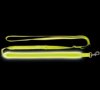 Neon yellow expandable leash with lighting