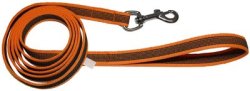 Anti-slip leash 2x190 cm with handle and carabin hook