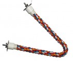  Seat rope with metal fasteners, 2 different lengths 