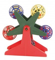  Bird toy wheel with balls 10 cm 