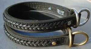  Whole throttle leather with braid 