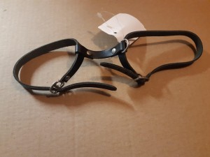  Rabbit / cat harness in leather 35/40 cm 